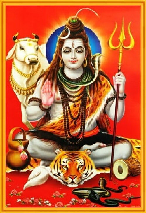 インドの神様 シヴァ神お守りカー