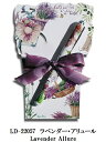 リゾムデザイン社製ダイカットノートパッドLラベンダー・アリュールLissom Design diecut NotePad LLavender Allure