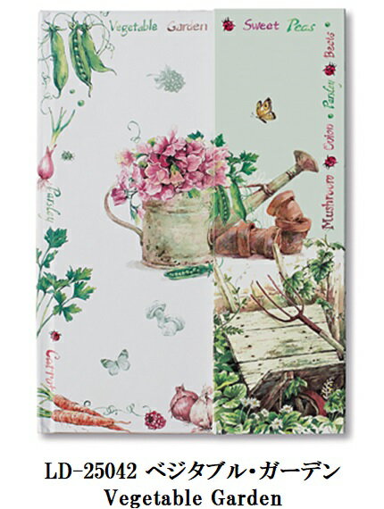 リゾムデザイン社製ハードカバーデラックスジャーナルベジタブル・ガーデンLissom DesignDeluxe Journal(Garden Journal)Ve...