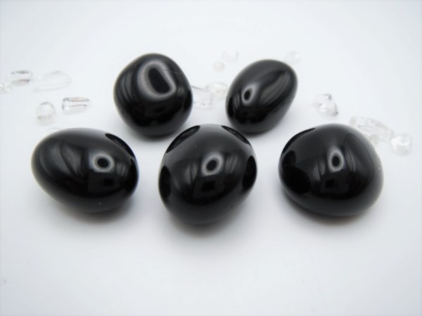 天然石パワーストーンタンブルモリオン(黒水晶)5A級SHQ SSサイズ×1個Pow...