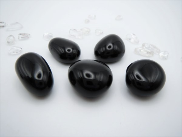 天然石パワーストーンタンブルモリオン(黒水晶)5A級 ミニサイズ×1個Power /GemStone TambleMorion5A-grd Mini-Size×1pcs