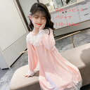 パジャマ 子供パジャマ ジュニア スカート 子供服 ワンピース キッズ ルームウェア 長袖 モダール 冬 秋 春 女の子 女児 寝巻 セットアップ 赤ちゃん 可愛い おしゃれ 110/120/130/140/150/160(4)