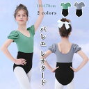 バレエ レオタード キッズ スカート無 バレエレオタード 子供 半袖 バレエ服 ダンスウェア バレエ練習着 体操用 ダンスウェア ステージ衣装 バレエ用品 発表...
