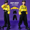 キッズダンス衣装 セットアップ ダンス衣装 へそ出し トレーナー タンクトップ パンツ ヒップホップ チアリーダー 衣装 ジャズダンス HIPHOP 女の子 K-POP 応援団 体操服 ステージ衣装 演出服 チアリーディング 派手 ダンスウェア 110 120 130 140 150 160 170