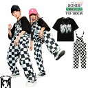 キッズ ダンス ヒップホップ サロペット 黒白 チェック柄 ダンス衣装 ダンス 女の子 男の子 ズボン ガールズ 原宿系 ヒップホップ ストリート系 ダンスウェア ジュニア jazz オシャレ 110-180CM