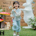 中華子供漢服 可愛い 上品な漢服 上下セットアップ 刺繍 ツバサ フレア 中華シャツ+サルエルパンツ ハロウィン舞台演出ダンス衣装 日常女の子漢服 幼稚園服 夏中華コスプレ衣装 クリスマス中華服 中国コスチューム 学園祭 イベント 中華舞台衣装 ステージ衣装