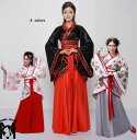 美品中華服唐装・漢服中国古代宮廷風コスプレ衣装レディース振袖ワンピースイベント学園祭中華ステージ衣装 写真撮影古典美人服 中華コスプレ花柄 ダンス衣装(4)