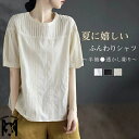 ブラウス レディース 半袖 トップス 刺・ 透かし彫り 夏 サマー クルーネック 刺繍ブラウス ゆったり きれいめ おしゃれ レース かわいい 透け感 フェミニン エレガント プルオーバー ホワイト ベージュ ブラック F