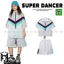 ヒップホップ 衣装 キッズダンス衣装 セットアップ 韓国 子供ダンス服 派手 白 K-POP hiphop 男の子 ガールズ ダンス衣装 キッズ ジャージ 半袖...