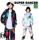 ウィンドブレーカー 上下 ヒップホップ ダンス衣装 キッズ セットアップ キッズダンス衣装 派手 男の子 ガールズ ジャケット パンツ シャカシャカジャージ 韓...