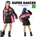 ガールズ ヒップホップ衣装 ダンス衣装 キッズ セットアップ K-POP 韓国 レーサー風 ジャケット スカート ピンク 黒 子供ダンス服 ダンスウェア キッズ...