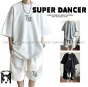 ダンス衣装 セットアップ ヒップホップ ファッション メンズ レディース 大人 ダンス 衣装 トップス ハーフパンツ K-POP 韓国 黒 白 グレー