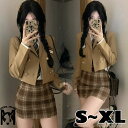 韓国 制服 なんちゃって制服 入学式 スーツ 女の子 チェック柄 卒業式 セット ブレザー 卒服 160 ジャケット ブラウス スカート 長袖 スーツコート ス...