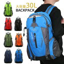 ブラ オレンジ ツーリング キャンプ 通学 防災 メンズ 30L バックパック アウトドア 登山用リュック レディース メンズ リュック