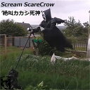 Scream ScareCrow ハロウィン グッズ コスプレグッズ 不気味 恐怖 怖い カカシ 死神 叫び 幽霊 浮遊する死神 LED 大型 大人気 装飾 ディスプレイ 雑貨 デコレーション パーティー 送料無料