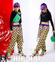 ジャズ ダンス 衣服 トップス tシャツ 無地 キッズ ダンス衣装 長袖 パーカー サルエルパンツ チェック パンツ 上下 ダンス 衣装 応援団 体操服 ステー...