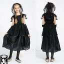 ハロウィン 衣装 子供 女の子 コスプレ 魔女 吸血鬼 ゾンビ 花嫁 バンパイア ヴァンパイア ウィッチ キッズ コスチューム 変装 仮装 黒 ブラック 子ども 服 セットアップ パーティーグッズ イベント 子供ドレス ワンピース お姫様 魔女 スパイダー
