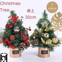 【送料無料】クリスマスツリー 卓上 ミニツリー 30cm おしゃれ オーナメント クリスマス飾り 北欧 テーブルツリー かわいい DIY インテリア クリスマス置物 サンタ雑貨 雰囲気満々 部屋 商店 デコ おもちゃ パーティー クリスマスプレゼント 幼稚園 保育園