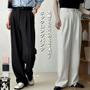 ロングパンツ レディース タック ワイドパンツ ワイド スラックス スーツパンツ ハイウエスト ポケット付き ストレートパンツ ロング丈 ゆったり タックパンツ ボトムス ボリューム チノパン 通勤 オフィス ガウチョパンツ 大人 美脚 上品 高級感 フォーマル 春 秋