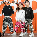 送料無料 ヒップホップ キッズ 子供服 ダンス 衣装 女の子 ダンス 衣装 男の子 tシャツ 迷彩パンツ ダンスパンツ パーカー パンツ 長袖 カジュアル ダンス服 セットアップ 原宿系 ステージ衣装 dance 舞台服 練習着 派手 演出服 ダンス コスチューム 文化祭 単品販売