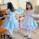 ハロウィン コスプレ 衣装 子供 コスチューム 衣装 水色 エプロンドレス キッズ 子ども コスプレ 服 ワンピース プリンセス ハロウィン プレゼント 女の子...
