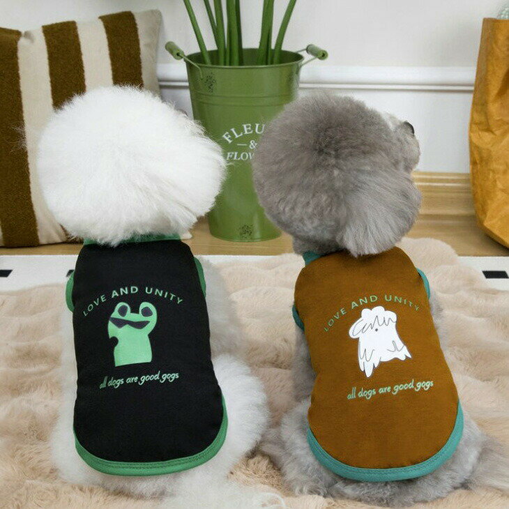 超!可愛い お散歩 シャツ 犬服 女の子 犬用 タンクトップ 犬用品 ドッグウェア お出かけ プチプラ おしゃれ アニマルプリント ペット用品 かわいい 猫 男の子 カットソー 小型犬服 春トップス 冬 春シャツ パピー 犬服 ペットウェア 袖なし シンプル 猫服 【a443】