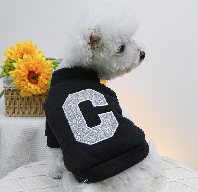 【最終値下げ】冬服 犬服 小型犬服 トレーナー カットソー 前開き スナップボタン シンプル モノトーン..