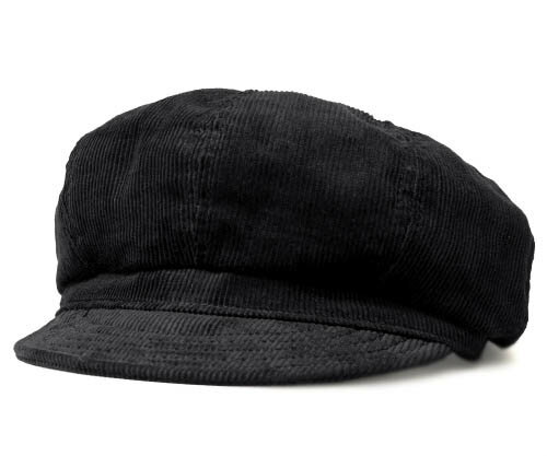 ニューヨークハット 帽子 レディース New York Hat ニューヨークハット #9023 Corduroy Spitfire　コーデュロイ　スピットファイア　, Black　【　帽子　キャスケット　コール天　メンズ　レディース　男女兼用　】