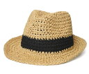 NEW YORK HAT ニューヨークハット 7142 CROCHET FEDORA クロケット フェドラ ブラック ブラウン ネイビー 帽子 ハット 中折れハ...
