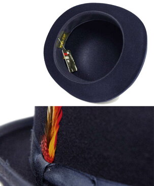 ニューヨークハット　New York Hat　5007　Classic　Derby　クラシック　ダービー　Navy　帽子　フエルトハット　ボーラーハット　ダービーハット　大きいサイズ　メンズ　レディース　男女兼用　送料無料　　あす楽