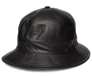 ニューヨークハット 帽子 レディース New York Hat　ニューヨークハット　9284　Leather Tennis　レザー　テニス　Black　帽子　ハット　紳士　メンズ　レディース　男女兼用　ツバ短　あす楽