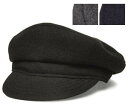 New York Hat ニューヨークハット 9062 Wool Dutch ウール ダッチ Black Charcoal Navy 帽子 キャップ 紳士 メン...
