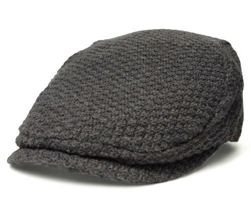 Borsalino ボルサリーノ ニット ハンチング B9892 チャコールグレー 紳士 婦人 メンズ レディース