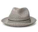 送料無料 Bailey ベイリー Hollywood Series 81800 GREYSON グレイソン Grey Brown 帽子 ストローハット 中折れハ...