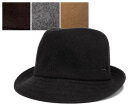KANGOL カンゴール ハット WOOL ARNOLD ウール アーノルド Black Tobacco Flannel Camel Spuce 帽子 ハット ...