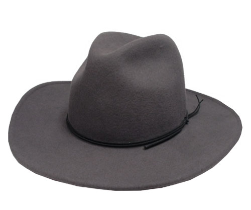 ニューヨークハット 送料無料　New York Hat　ニューヨークハット　フェルトハット　5311　Rough Rider Slouch　ラフライダー　スロッチ　Grey　帽子　フェルト帽子　中折れハット　紳士　婦人　メンズ　レディース　男女兼用　あす楽