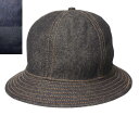 ニューヨークハット NEW YORK HAT 3024 DENIM STITCH TENNIS デニム ステッチ テニス ブラック ブルー 帽子 ハット サファリハット　メンズ レディース 男女兼用 ギフト