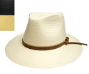ニューヨークハット 帽子 麦わら 送料無料 ストローハット 大きいサイズ New York Hat #2323 TOYO TRAVELER トーヨートラベラー Natural Black Bamboo ナチュラル ブラック バンブー つば広 アウトドア メンズ レディース 男女兼用 あす楽