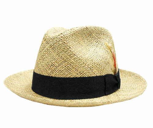 ニューヨークハット 帽子 レディース ニューヨークハット 帽子　麦わら ストロー 中折れ New York Hat 1082 Sea Grass Fedora Natural 紳士 メンズ レディース 春夏 ギフト