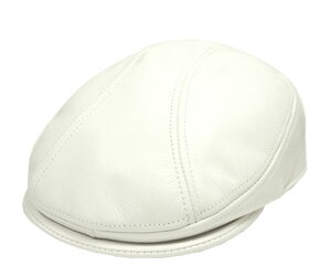 New York Hat ニューヨークハット #9250 LAMBA 1900 ランバ1900 レザーハンチング White 数量限定 紳士 婦人 メンズ レディース 男女兼用