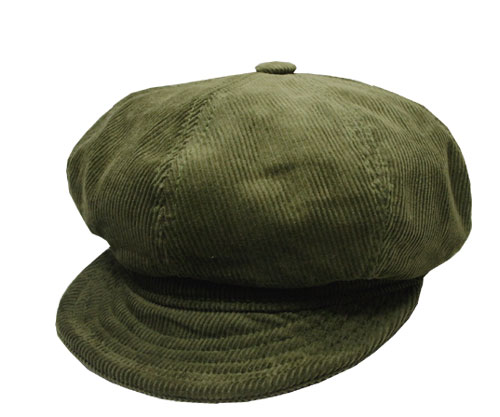 ニューヨークハット New York Hat ニューヨークハット #9023 Corduroy Spitfire コーデュロイスピットファイア olive 帽子 コーデュロイ　キャスケット　ハンキャス　ハンチング　紳士　婦人　メンズ　レディース　男女兼用　あす楽　【楽ギフ_包装】