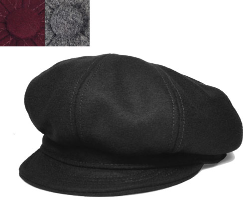 ニューヨークハット New York Hat キャスケット ハンチング 9055 WOOL SPITFIRE Black メンズ レディース 春夏秋冬 大きいサイズ