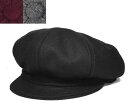 ニューヨークハット ニューヨークハット　New York Hat　 キャスケット　ハンチング 9055 WOOL SPITFIRE Black メンズ レディース 春夏秋冬 大きいサイズ