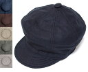 Iroquois BASQUE CASQUETTE (3色 OAK/NAVY/BLACK) 880201 イロコイ バスク キャスケット ウール 帽子 日本製 メンズ 送料無料