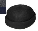 ニューヨークハット 帽子 キャップ　New York Hat 7915　Wool Thug　ウール　サグ　Black　Charcoal　Navy　帽子　キャップ　紳士　婦人　メンズ　レディース　男女兼用