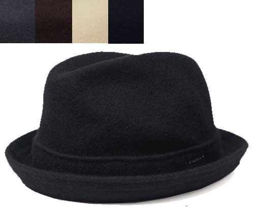 カンゴール KANGOL 帽子 ハット 中折れ WOOL PLAYER ウール プレイヤー Black DarkFlannel Tobbaco White Dk.Blue 大きいサイズ XXL メンズ レディース あす楽