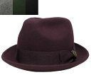 Goorin Brothers グーリン ブラザーズ GOOD BOY グッドボーイ PURPLE GRAY GREEN BLACK 帽子 ハット フェルトハット つば広 紳士 婦人 メンズ レディース 男女兼用