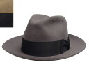 帽子 ステットソン STETSON ST126 TEMPLE WOOL マニッシュハット チャコールグレー キャメル 黒 USA 高級 日よけ メンズ レディース