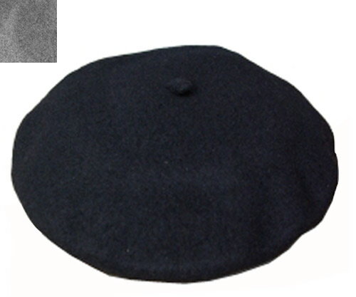 ニューヨークハット 帽子 レディース New York Hat（ニューヨークハット） ベレー帽 #4000 10-1/2" WOOL BERET BLACK GRAY 帽子 紳士 婦人 メンズ レディース 男女兼用