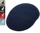 カンゴール 帽子 ハンチング KANGOL BERMUDA 504　バミューダ 504　Navy　White　Scarlet　Black　LightBlue　メンズ　レディース あす楽